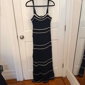 Abercrombie & Fitch Black and White Maxi Dress